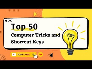 Top 50 Computer Tricks & Shortcut Keys You MUST Know! | Boost Your PC Speed & Productivity