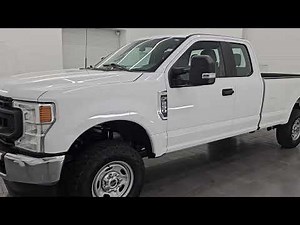 2022 FORD F250 SUPERCAB LONGBOX XL 6.2L V8 OXFORD WHITE 4K WALKAROUND 15769Z
