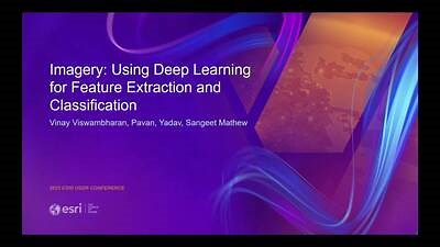 Imagery: Using Deep Learning for Feature Extraction and Classification