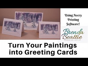 Make Your Own Greeting Cards Using Avery Online Software
