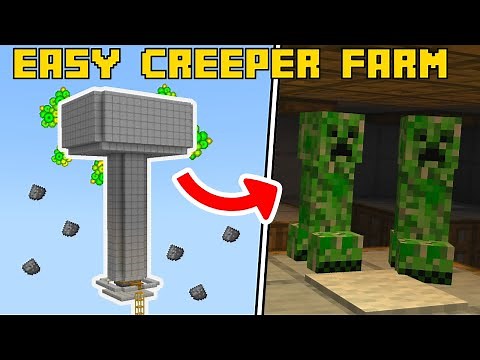 EASY CREEPER FARM in Minecraft 1.21! - Bedrock & Java Edition Tutorial