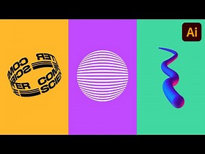 Learn How To Make 3 VECTOR GRAPHICS In Illustrator (HD 🔥)
