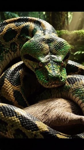 The Python's Heartbeat Sensor #wildlife