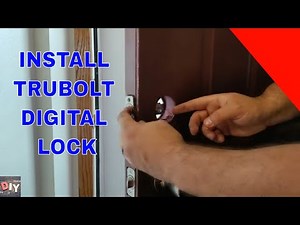 Install TruBolt digital lock