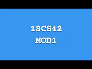 18CS42 MODULE 1 DESIGN AND ANALYSIS OF ALGORITHMS (DAA) | VTU 4th SEM CSE