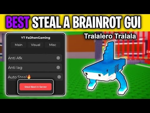 Steal A Brainrot Script – OP Float PlatForm, Anti Hit, Fly, Instant Steal & More (NO KEY)