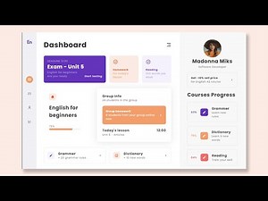 Responsive Admin Dashboard using HTML and CSS