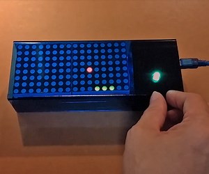 Arduino Based Bi-color LED Matrix Pong Game