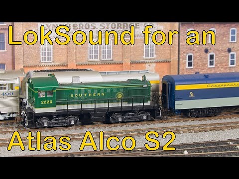 DCC and Sound for an Alco S2 (96)