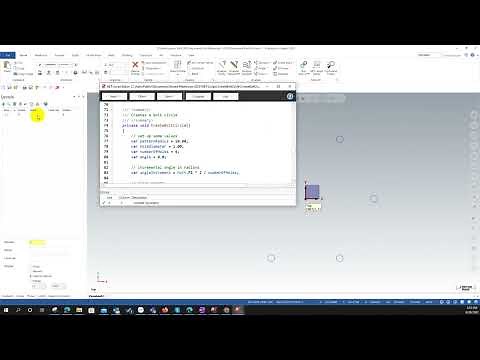 Mastercam Net Script Editor - CreateBoltCircle