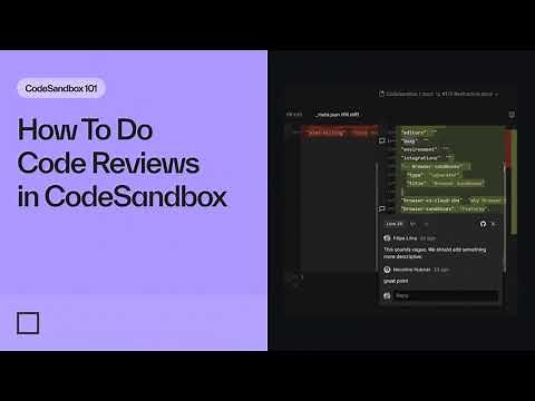 How To Do Code Reviews in CodeSandbox