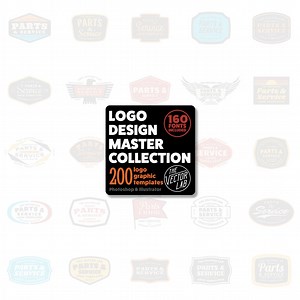 234K views · 410 reactions | With Logo Design Master Collection, get more than 225 Logo Templates (with 160 fonts) for Photoshop & Illustrator. Optimized for t-shirt designs. You can also use these for hats, patches, logos, product packaging, embroideries, or anything else that needs a logo. | The Vector Lab | Facebook