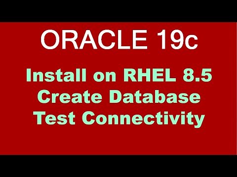 Oracle 19c Install On Linux Step By Step (RHEL 8.5)