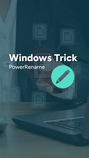 Junus Ergin on Instagram: "So benennst du mehrere Dokumente gleichzeitig um #powerrename #windows #trick #tutorial"