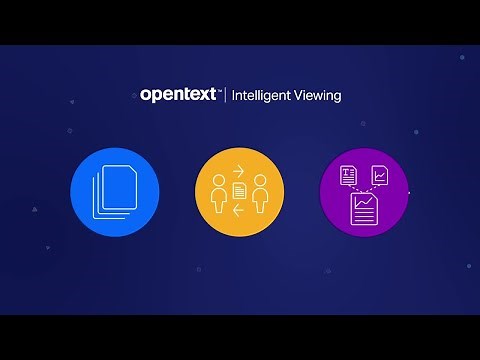 OpenText Intelligent Viewing: cloud-first collaboration and viewing