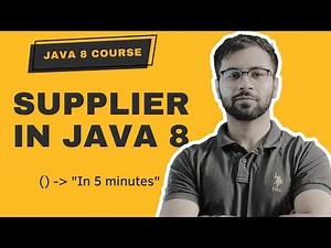 Supplier Interface in Java 8 with Examples