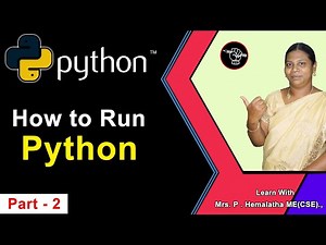 Learn Python - Part 2 | How to Run Python Tamil | தமிழ் அகாடமி