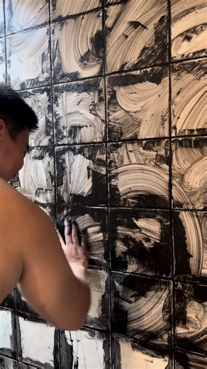 DIY Black Grout for Stunning Bathroom Tiles