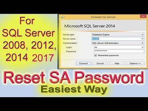 Reset SA password in SQL Server