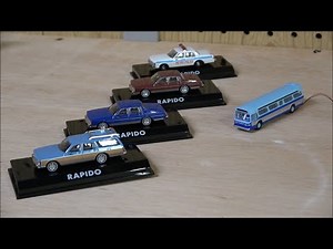 Rapido's N and HO Lines of Vehicles! 80s Caprice, Wagons and Police Vehicles + New Look Bus!