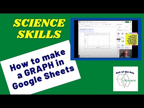How to make a graph in google sheets for science class - scatter plot and trendlines for beginners