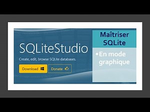SQLite GUI : Maîtriser SQLite en Mode Graphique avec SQLiteStudio
