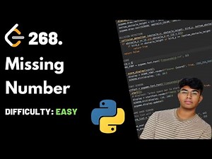 Missing Number | Leet code 268 | Theory + Python