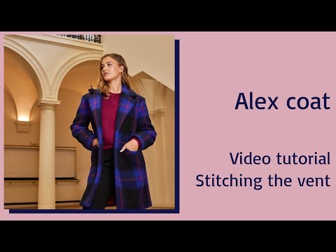 Alex tutorial - Stitching the vent
