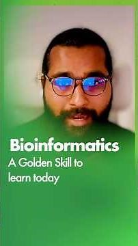 Bioinformatics is a golden skill to learn for Life science students