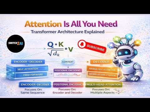 Attention Is All You Need Transformer Architecture Encoder Decoder Explained