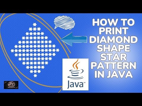 How to Print Diamond Shape Star Pattern in Java | 2024