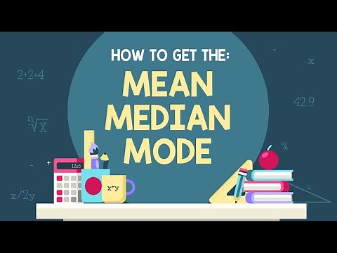 MEAN, MEDIAN, MODE | Math Animation
