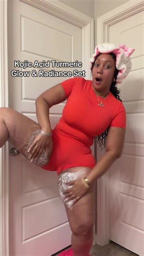 Kojic Acid Turmeric Skincare Set for Acne Scars and Dark Spots