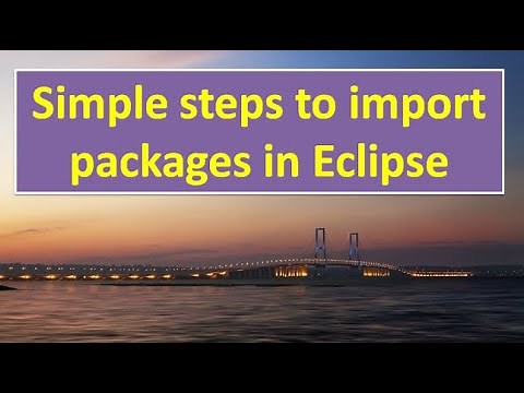 import java packages in Eclipse,#64