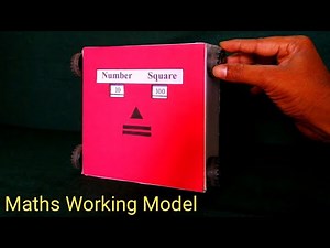 Maths Working Model on Square of First 10 Natural Numbers | Maths Model | maths tlm working model