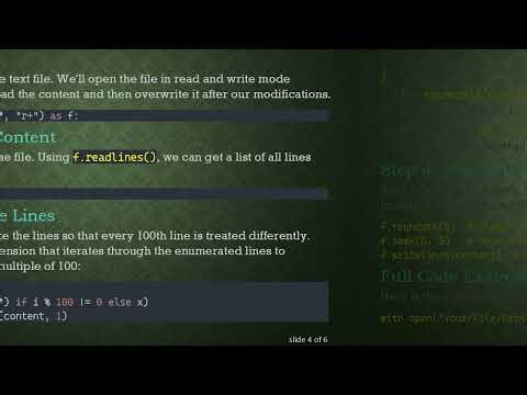 How to Replace Every 100 Lines with Commas in Python?
