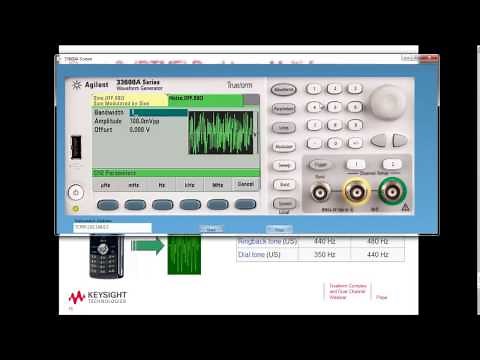 Dual Tone Multi-Frequency signal generation and testing