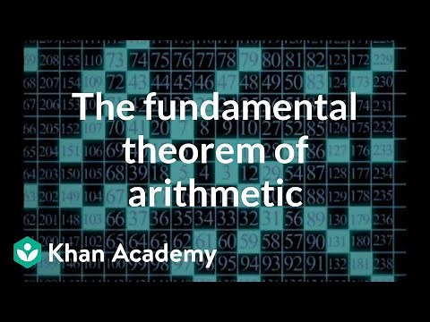 The fundamental theorem of arithmetic | Computer Science | Khan Academy