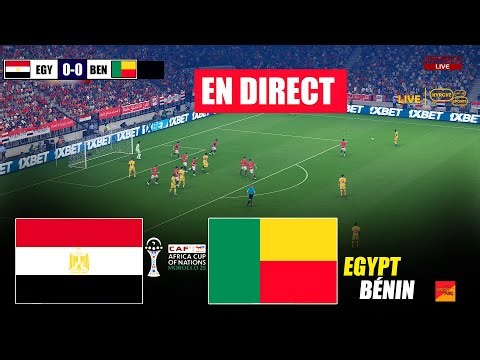 🔴EN DIRECT : ÉGYPTE vs BÉNIN | eFootball PES 21 Simulation de jeu vidéo sur PC