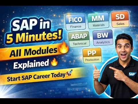 What is SAP? |Overview of All SAP Modules in 5 Minutes |Beginner Guide |Learn SAP#sap #saptutorial