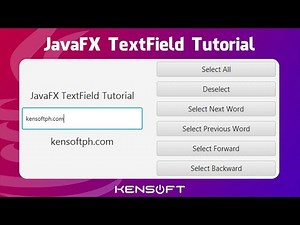 JavaFX TextField Tutorial Perfect For Beginners