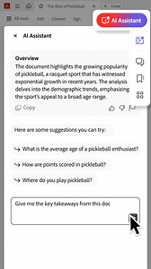 Level up your productivity with the new AI Assistant in Acrobat Pro. Try it now. | Adobe Acrobat