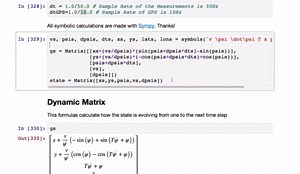 Extended Kalman Filter with CTRV Vehicle Model in Python