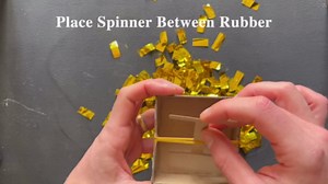 2 Red Confetti Surprise Exploding Inserts + 2 Fancy Black Gift Boxes. Sturdy, Empty Boxes with Magnetic Lids for Presents 9.5 x 6 x 3". Show Some Love This Christmas With an Added Confetti Explosion!