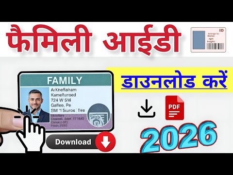 family id download kaise karen 2026,family id kaise pata kare,family id kaise banaye mobile se 2026