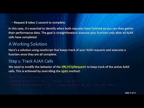 Execute A Function When All XMLHttpRequests Are Complete