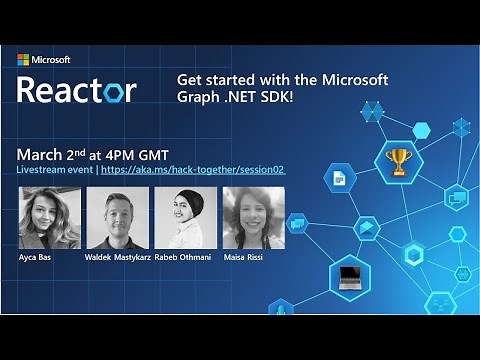 Get started with Microsoft Graph .NET SDK!