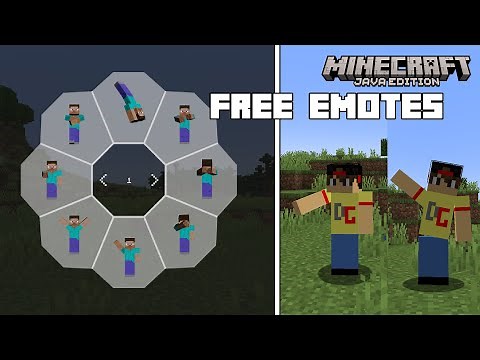 How to Use Emotes in Minecraft Java | Emotecraft Mod in Minecraft