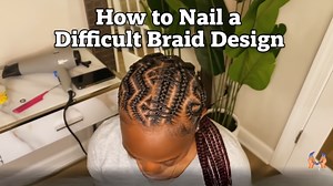 How to master a difficult braid design step by step tutorial