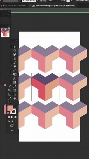 Adobe Illustrator Tutorial | Geometric Pattern